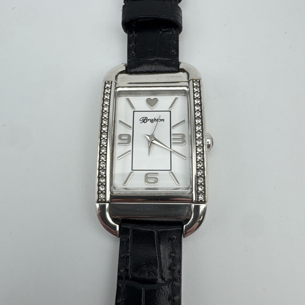 Brighton Monaco Watch Reversible Band Brown & Black Band Working - Picture 5 of 16